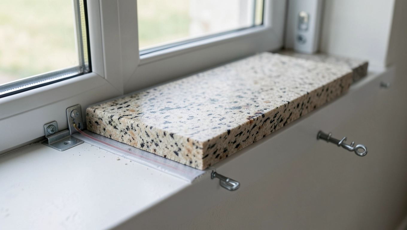 cena montażu parapetu z kamienia