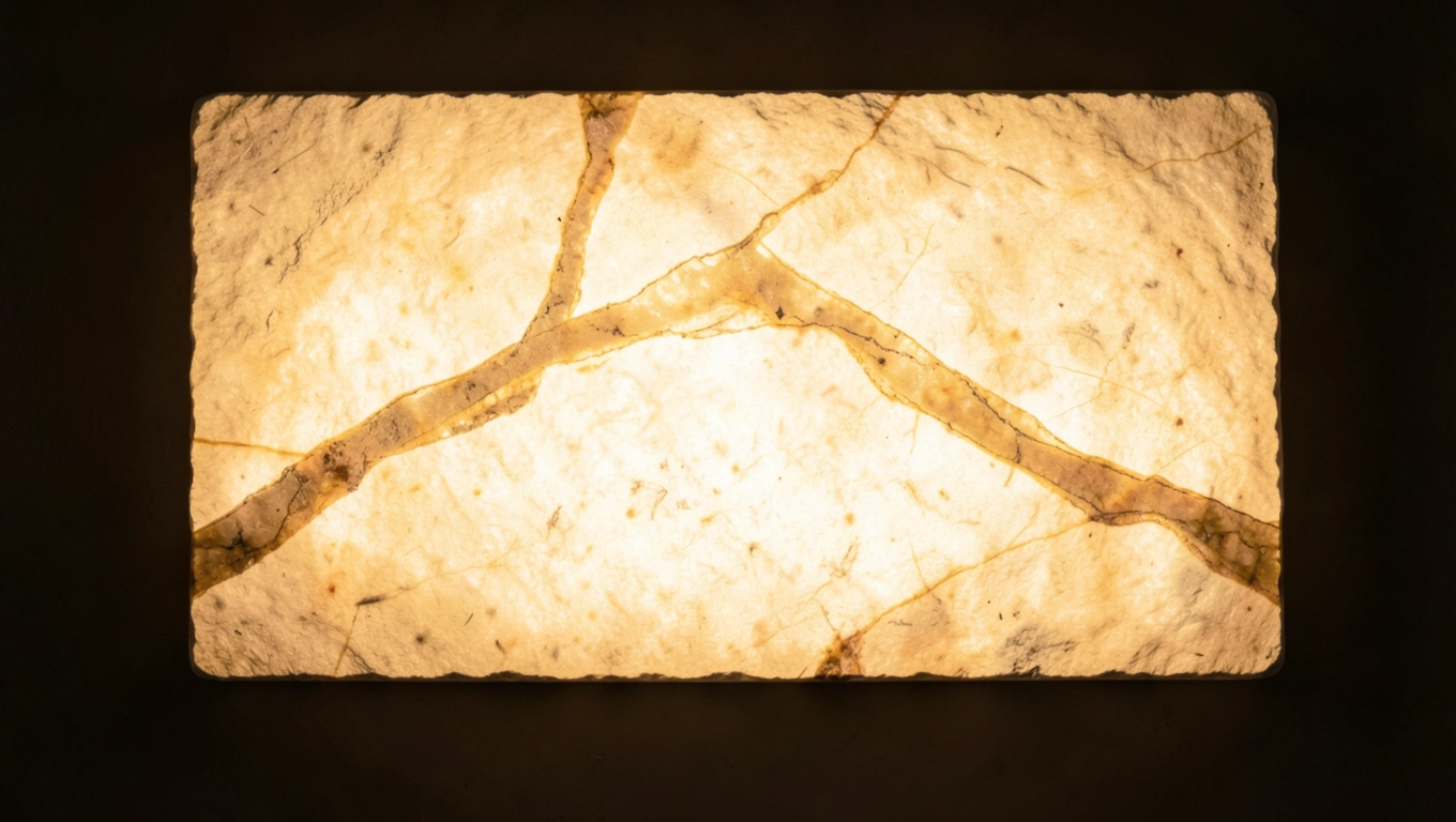 kamień podświetlany