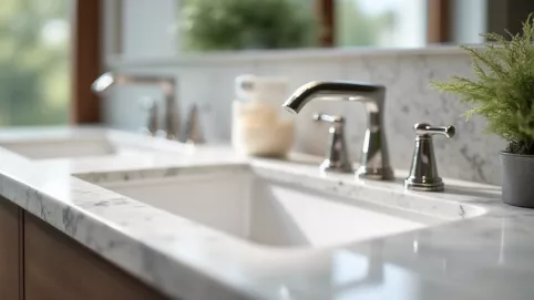 Blat łazienkowy kamienny