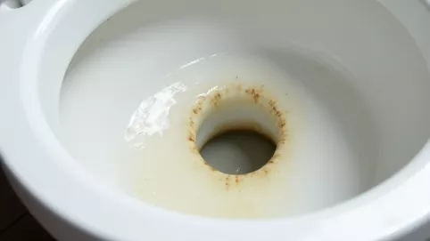 czyszczenie toalety z kamienia