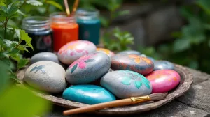 Farby do malowania kamieni w ogrodzie