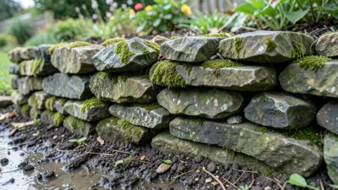 Fundament z kamienia polnego