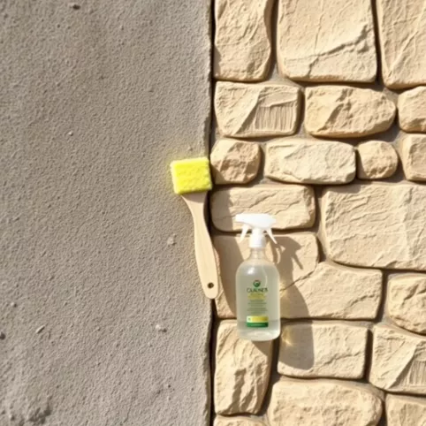 Jak wyczyścić kamień dekoracyjny na ścianie