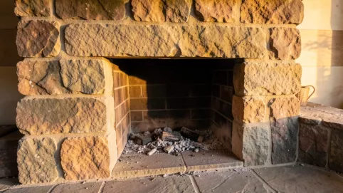 Kominek z kamienia polnego