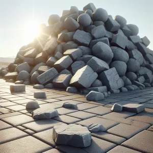 Tona kamienia na podjazd